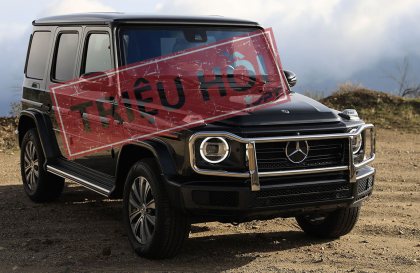 Triệu hồi Mercedes-Benz G-Class vì lỗi vi-sai cầu sau